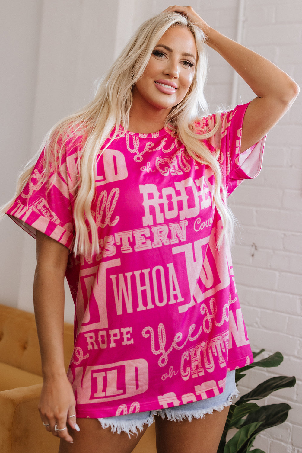 Aaliyah Howdy Cowboy Tee