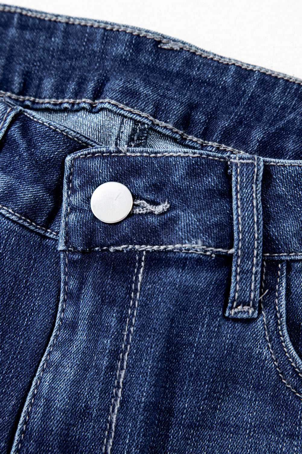 San Fran Raw Hem High Waist Flared Jeans