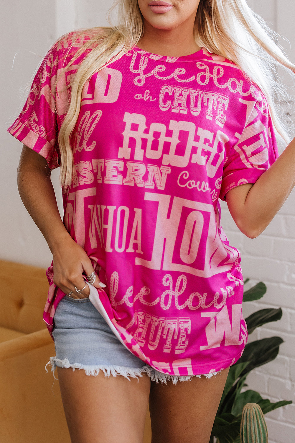 Aaliyah Howdy Cowboy Tee