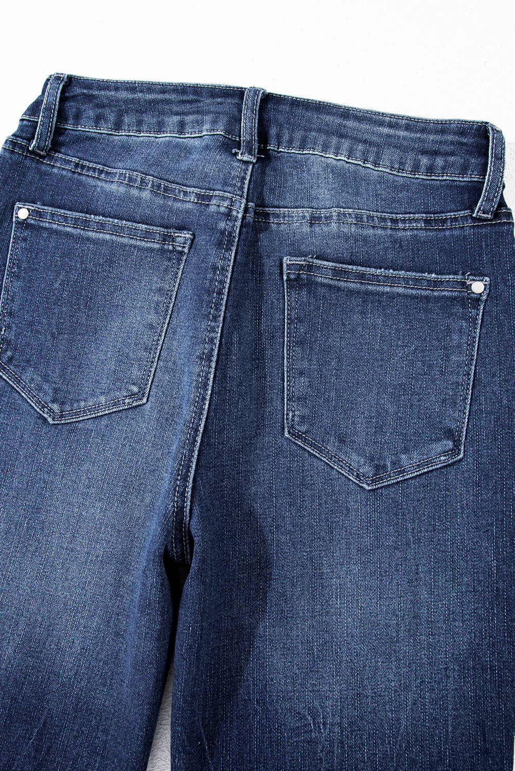 San Fran Raw Hem High Waist Flared Jeans