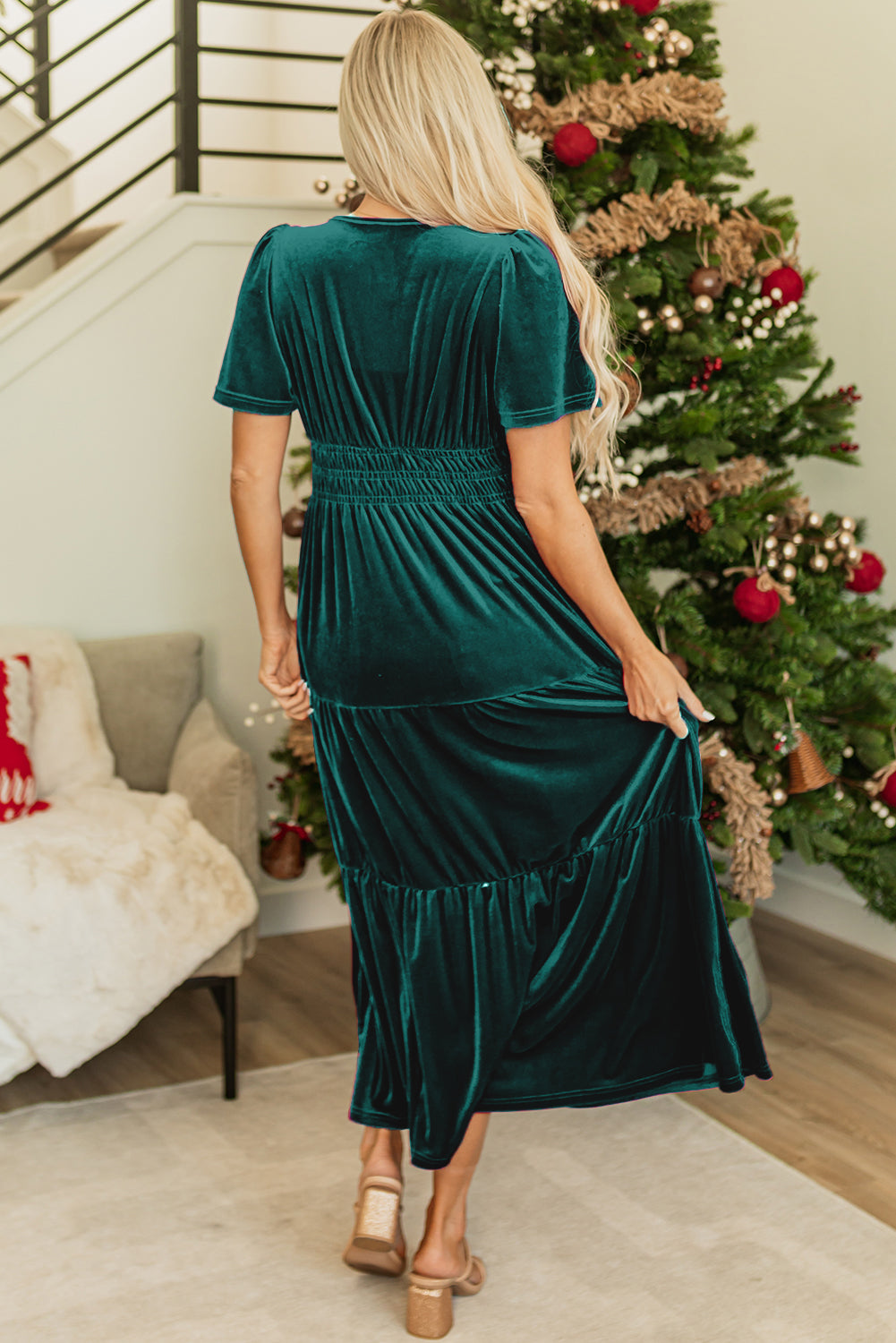 Lennon Velvet Maxi Dress