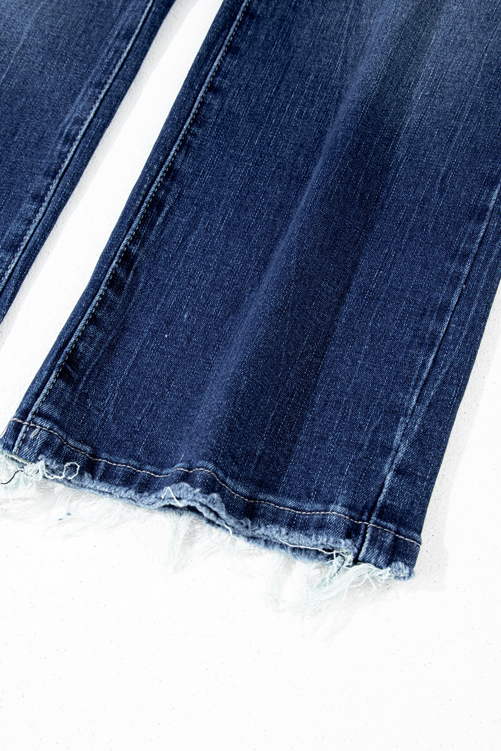 San Fran Raw Hem High Waist Flared Jeans