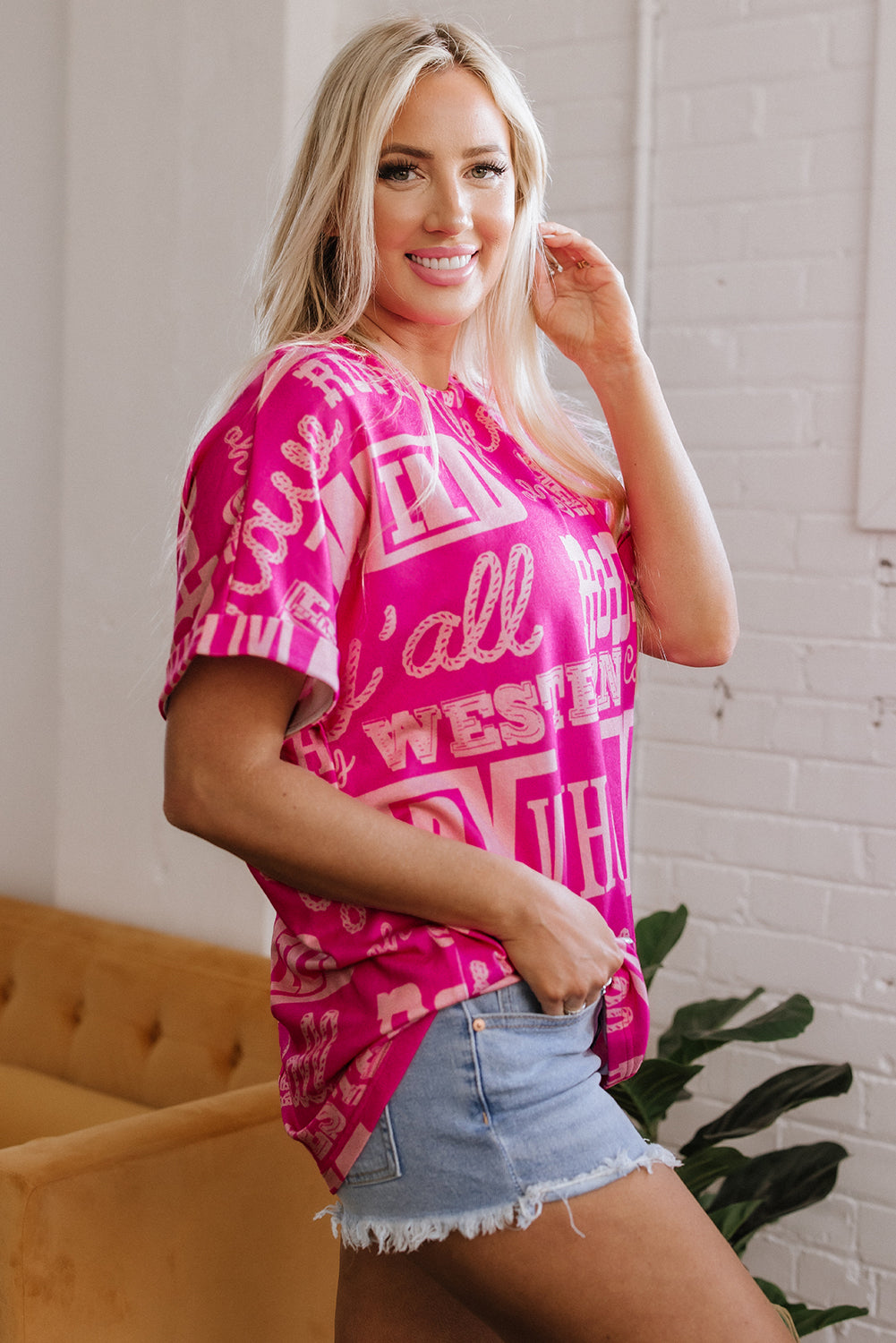 Aaliyah Howdy Cowboy Tee