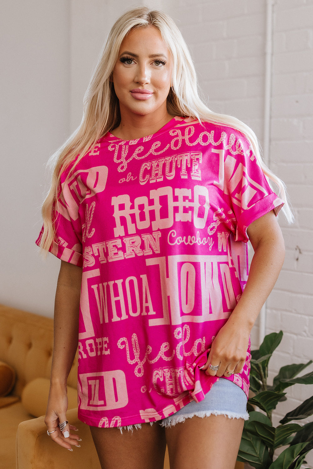 Aaliyah Howdy Cowboy Tee
