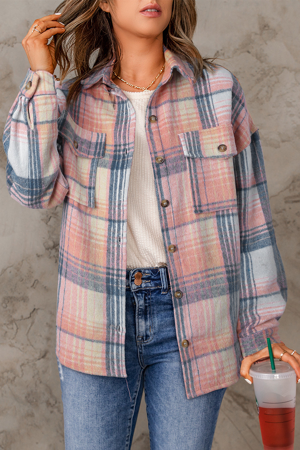 Vera Plaid Shacket