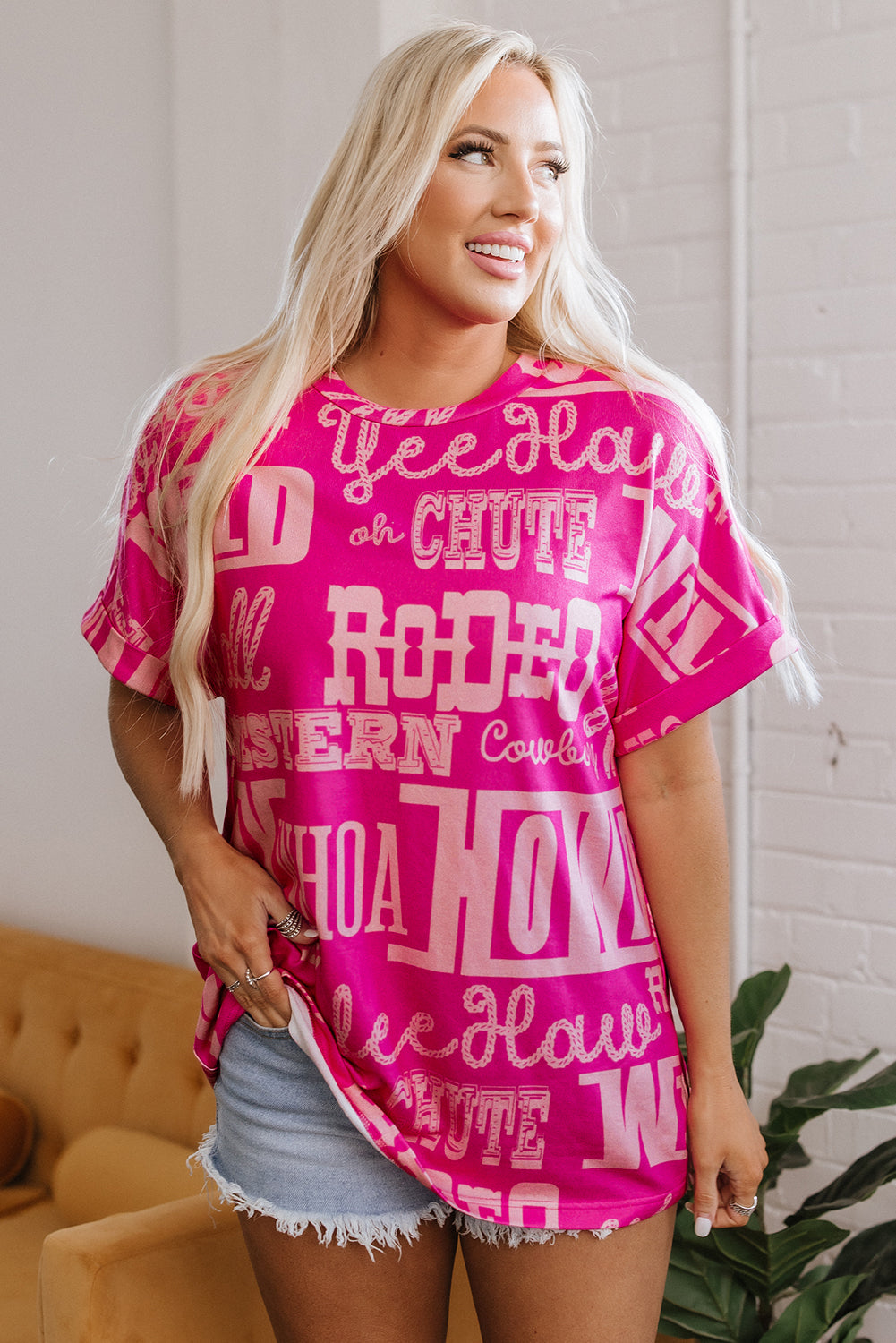 Aaliyah Howdy Cowboy Tee