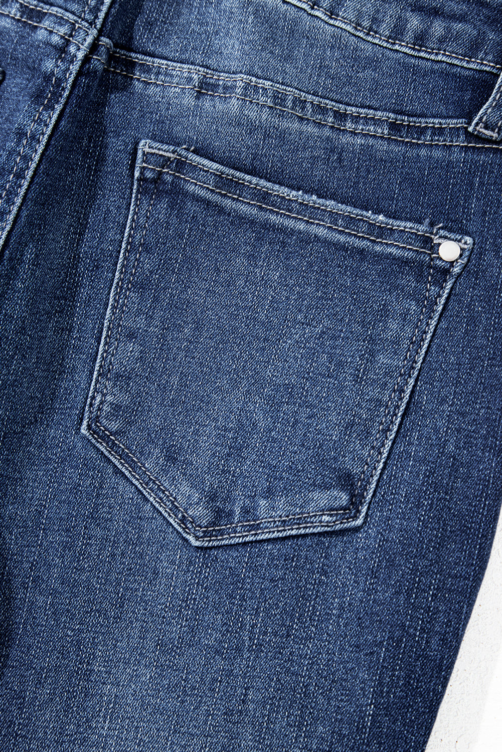 San Fran Raw Hem High Waist Flared Jeans