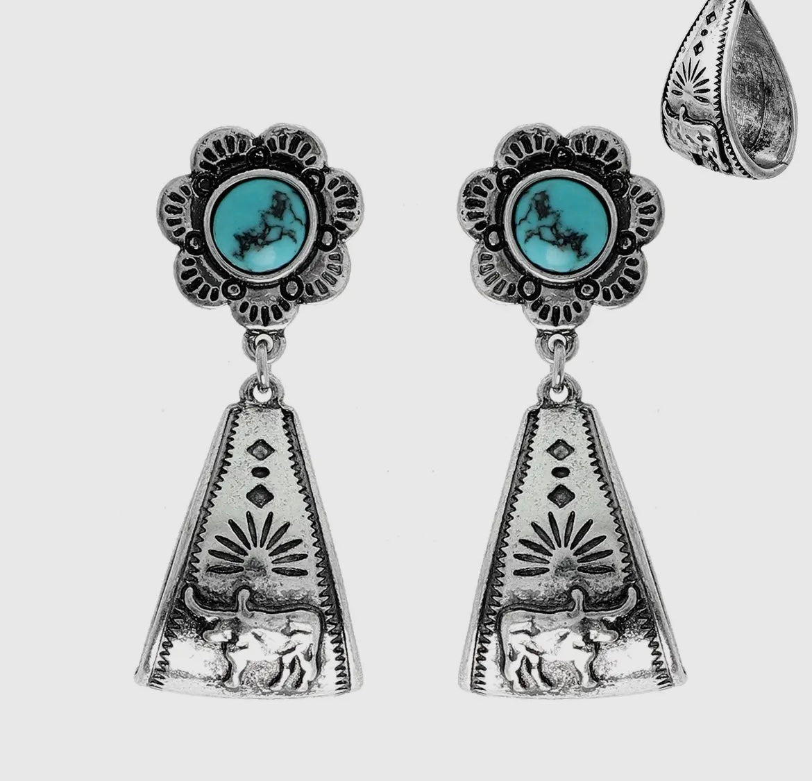 Meg Western Loop Earrings