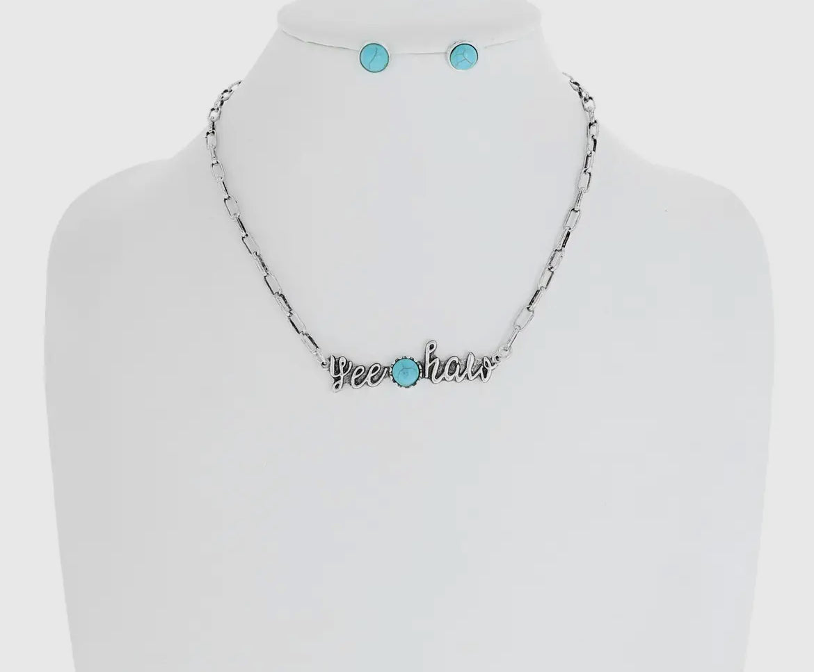 Yeehaw Chain Necklace Set