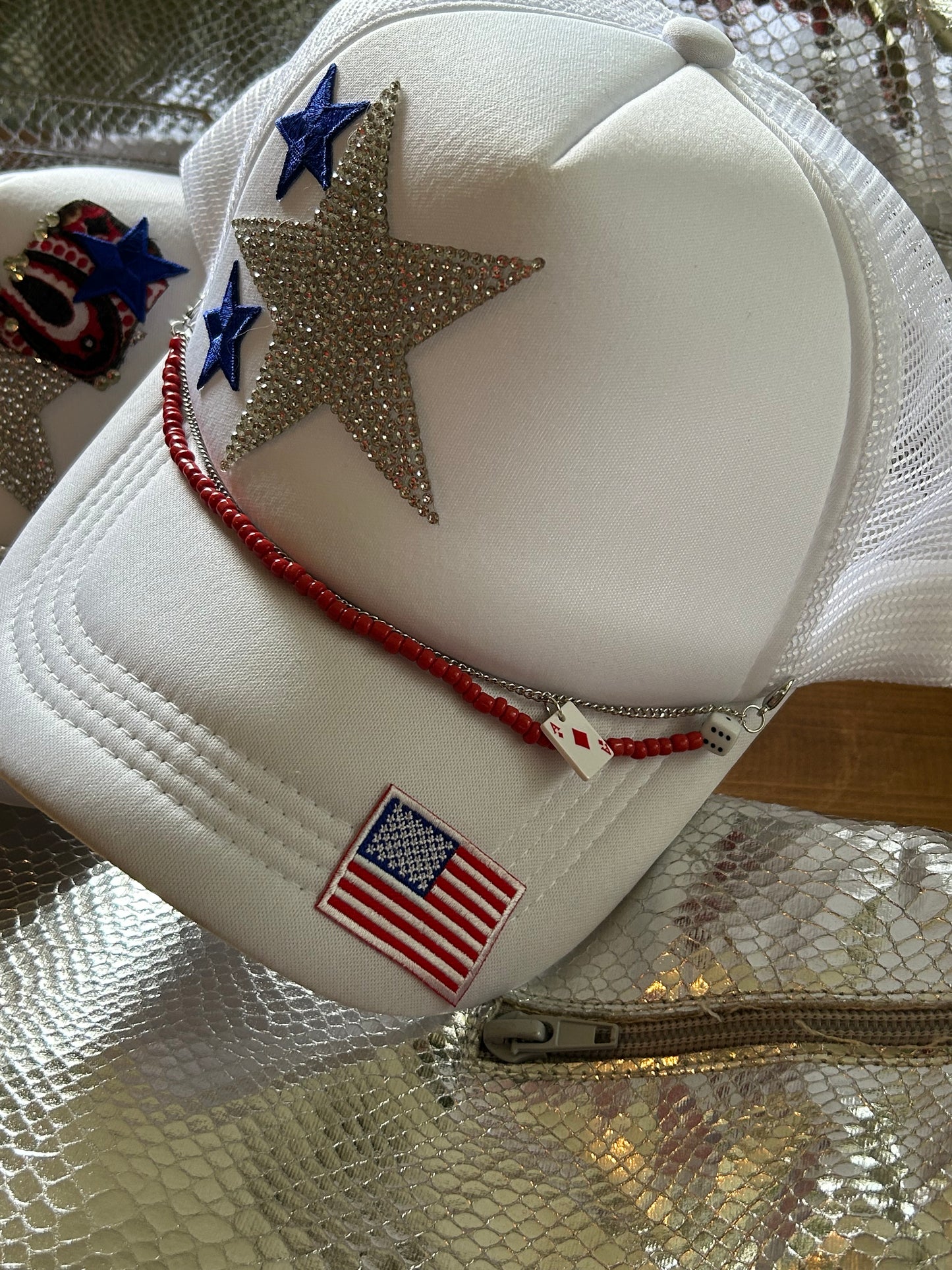 Sister USA Trucker Hats N' Chains