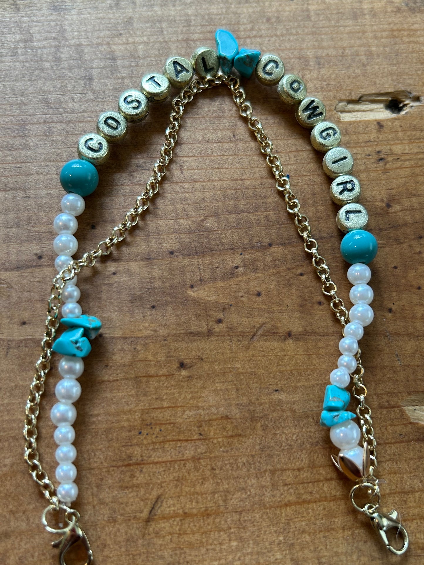 Costal Cowgirl Trucker hat and chin