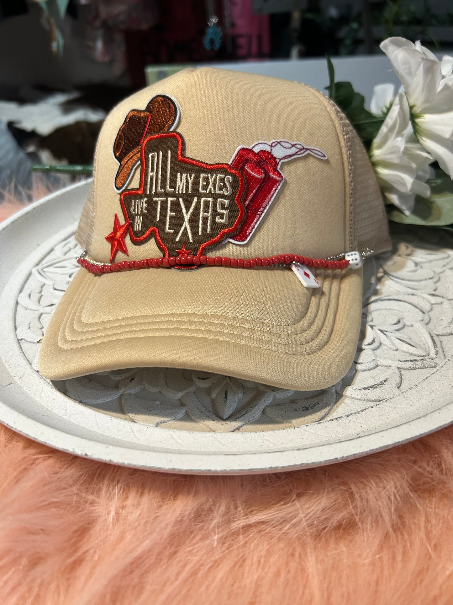 All My Exes Trucker Hat N' Chain