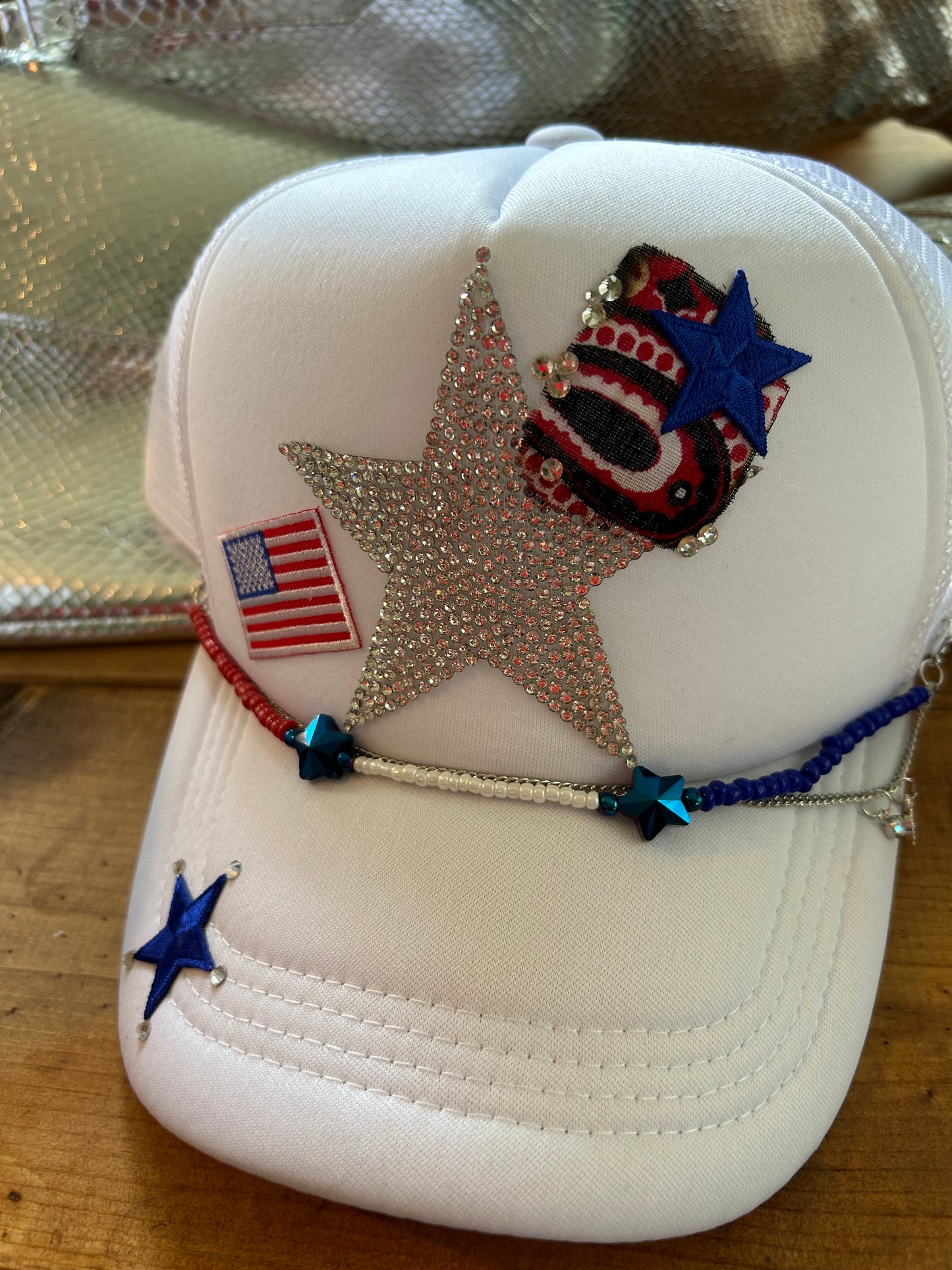 Sister USA Trucker Hats N' Chains