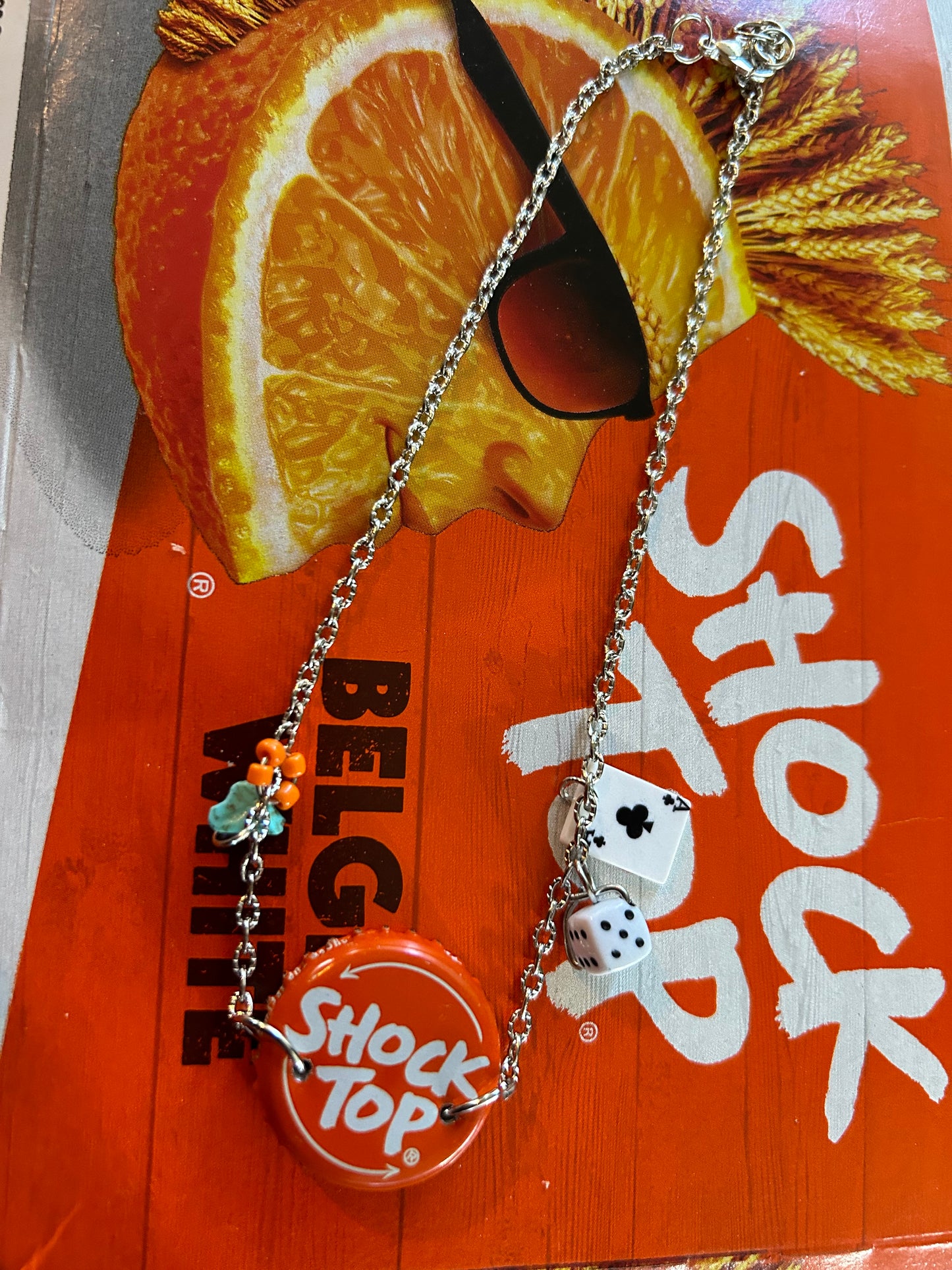 Shock Top Tab Necklace