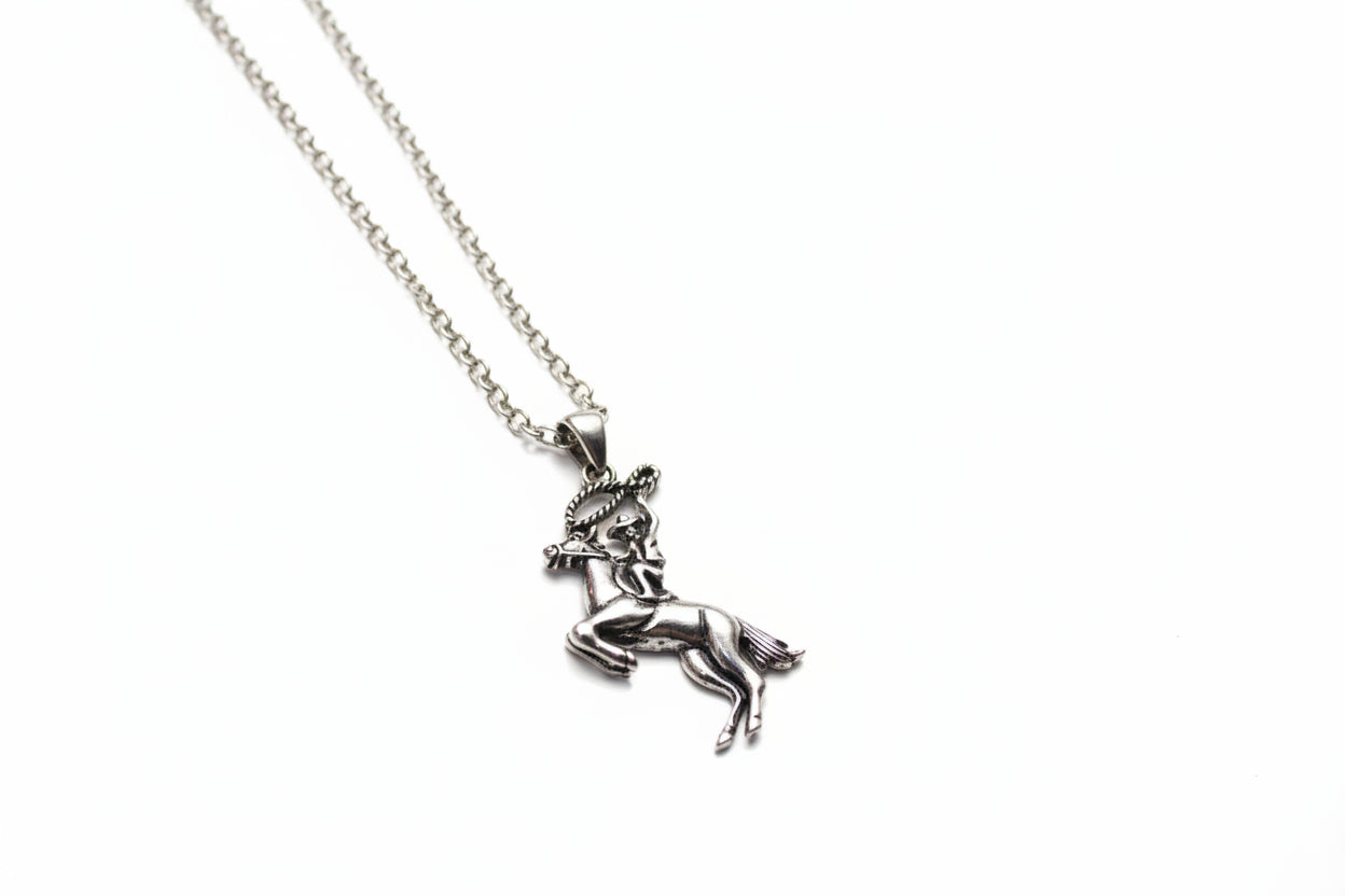 Cowboy Roping Pendant