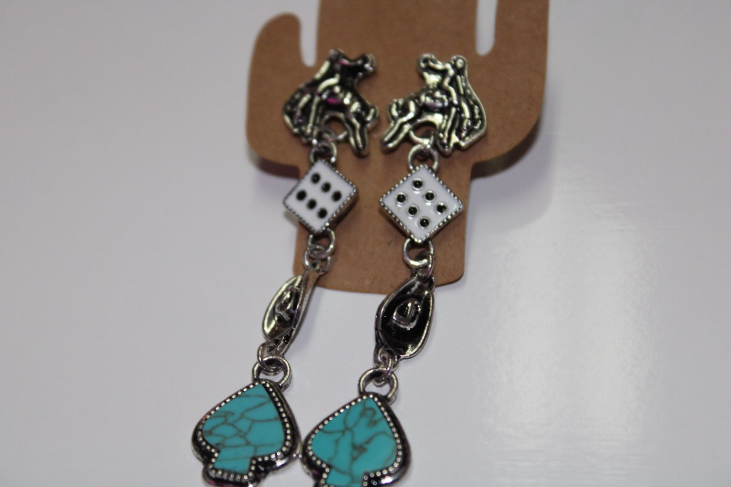 Western Cowboy Drop Earrings