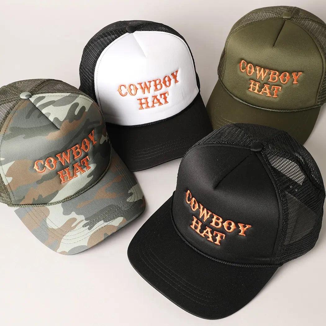 My Cowboy Trucker Hat