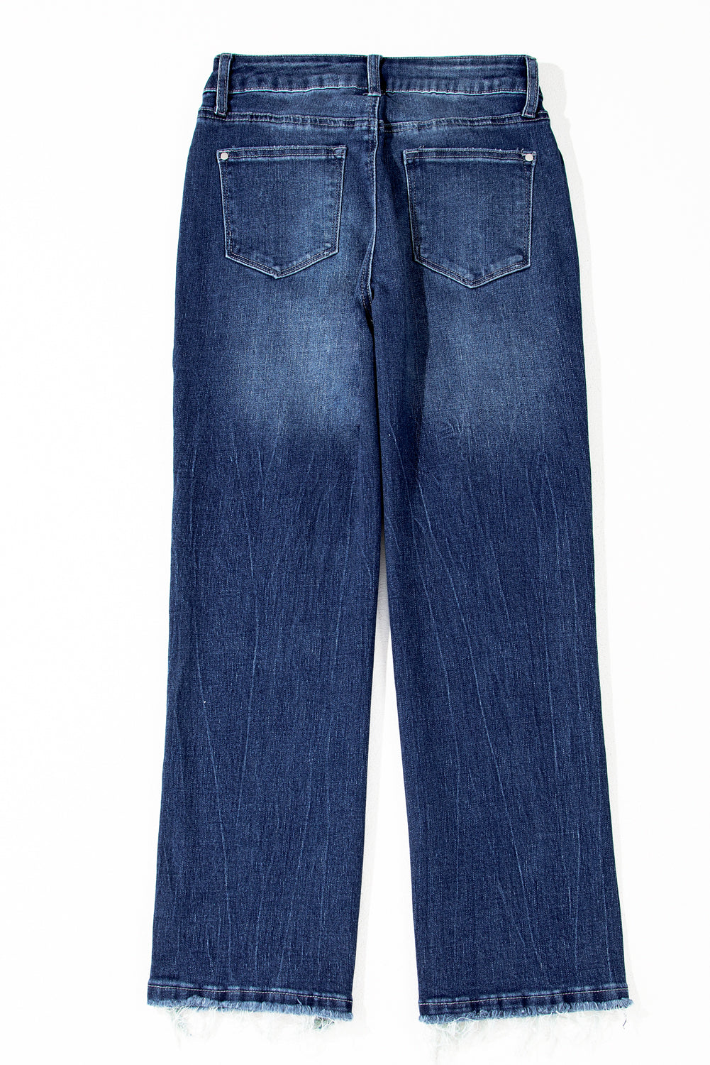 San Fran Raw Hem High Waist Flared Jeans