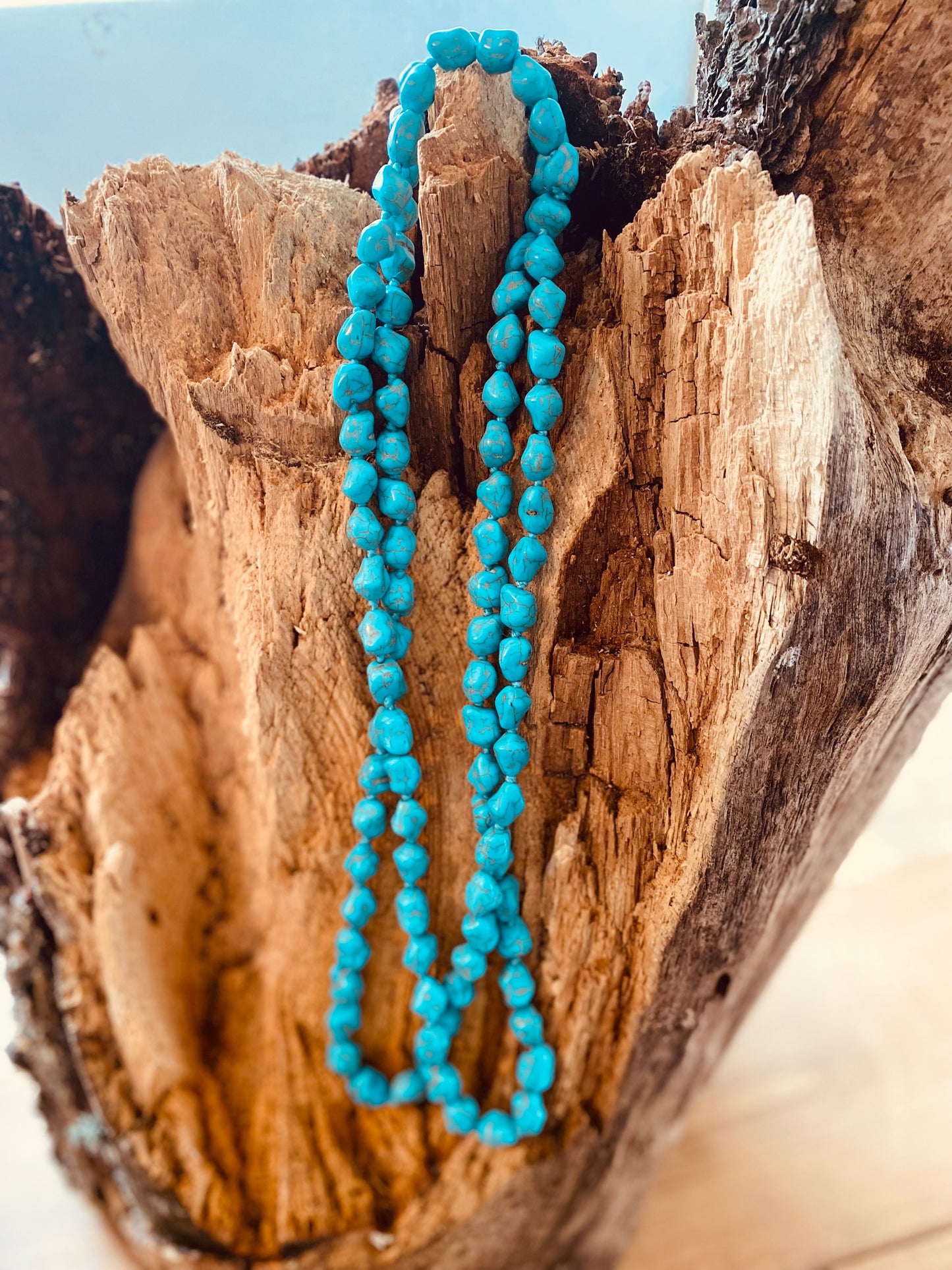 Tallie Turquoise Bead Necklace