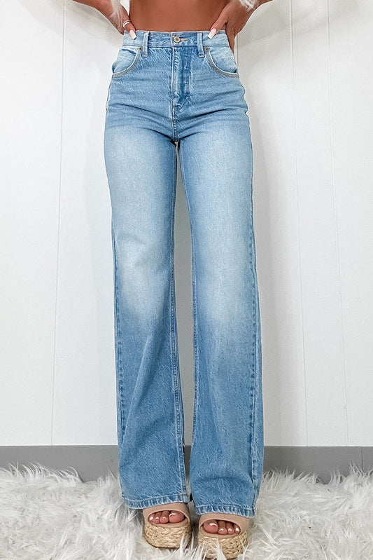 Remy High Rise Shift Slit Leg Jeans