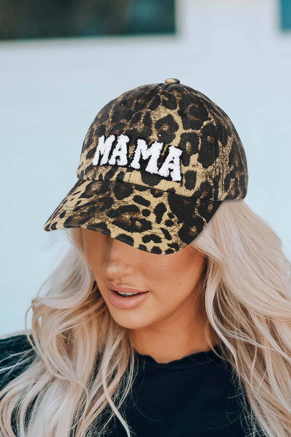 Tasha MAMA Leopard Baseball Cap