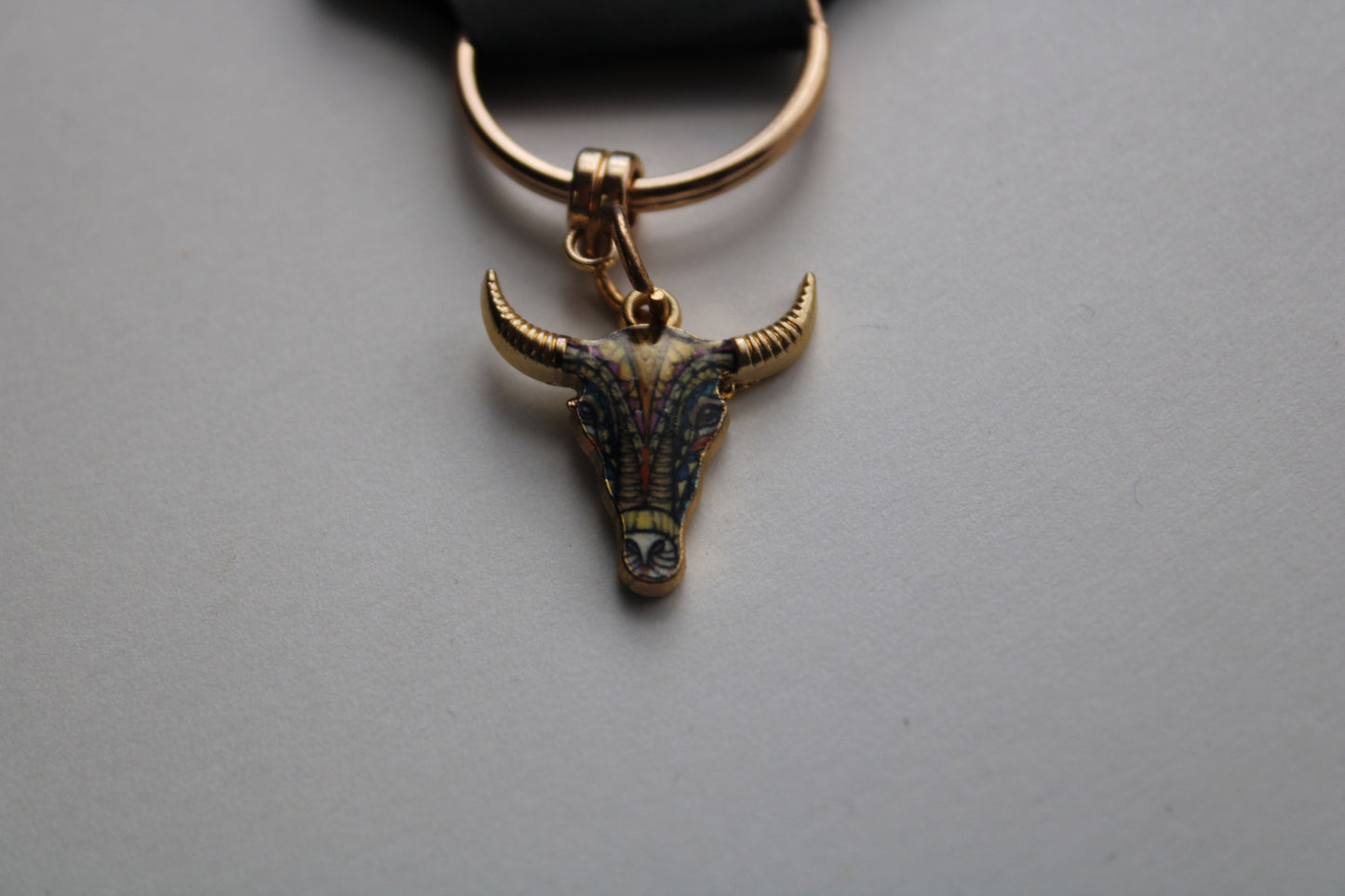 Steer Head Keychain Pendant