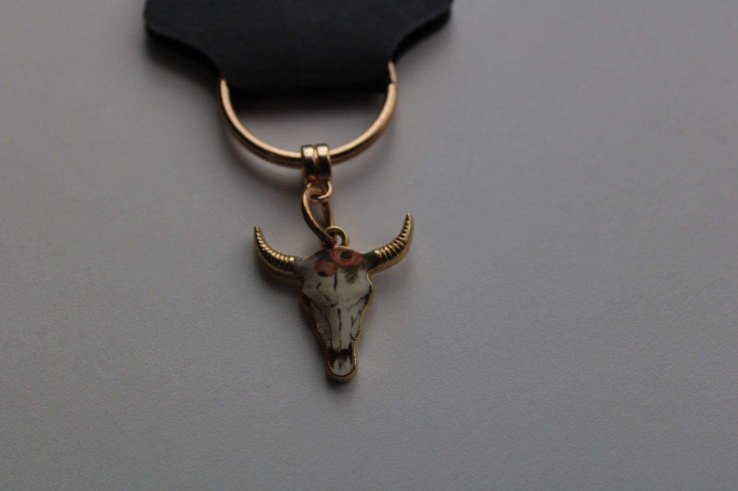 Steer Head Keychain Pendant