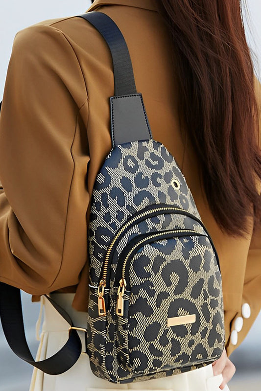 Mylo Leopard Print Sling Bag