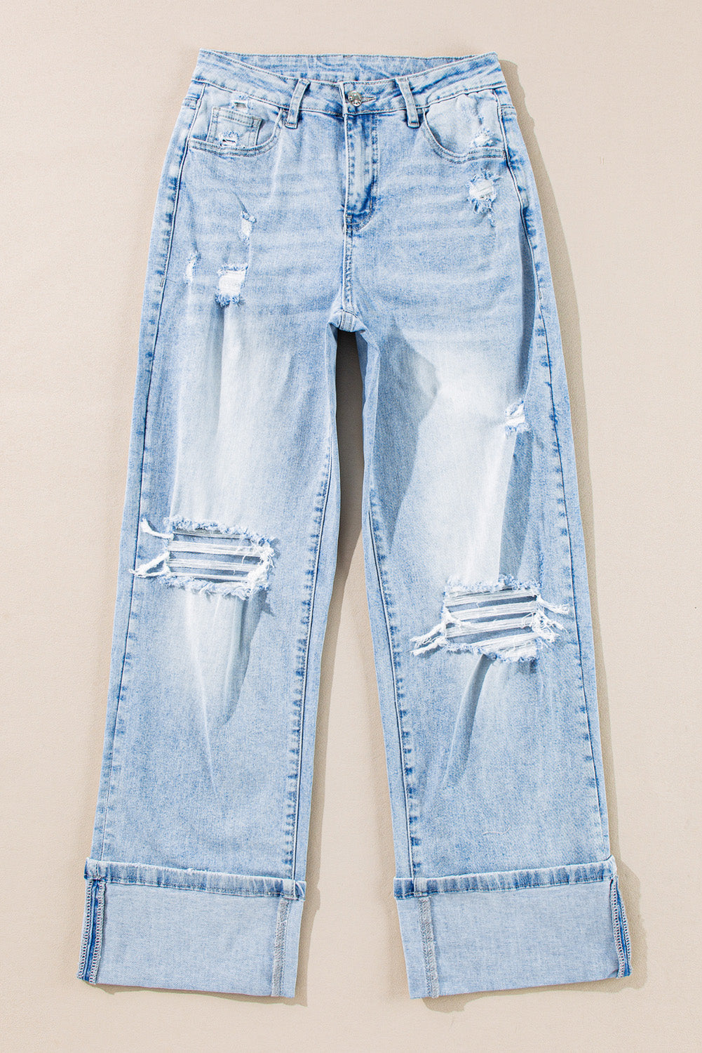 Beau Light Wash Flare Jeans