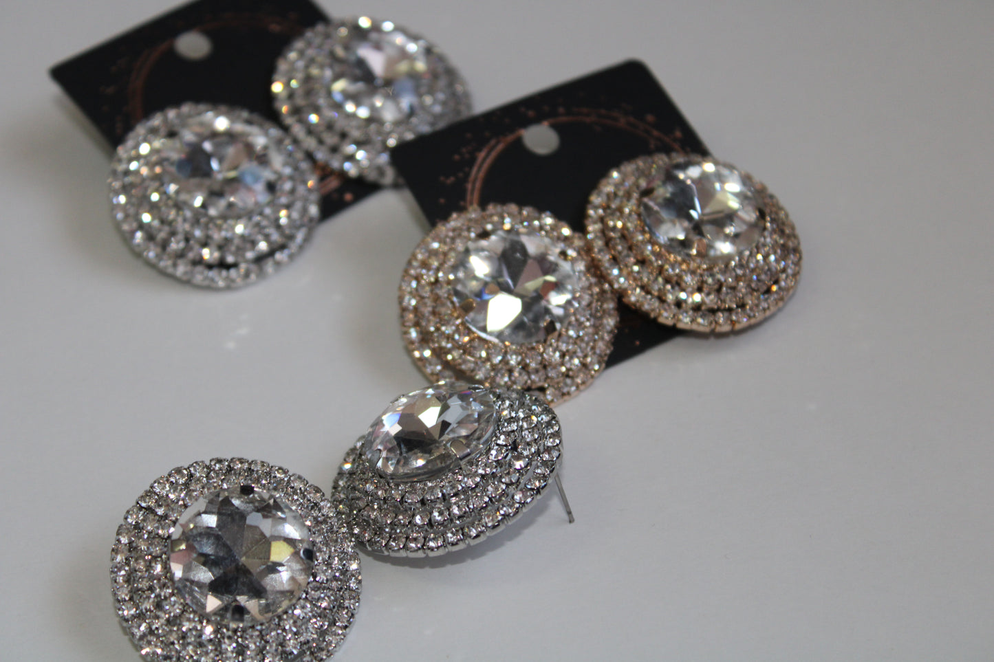 Glitterin Multi Rhinestone Studs
