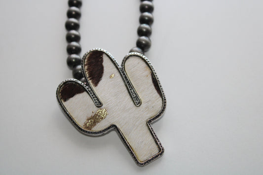 Wanted and Wild Cactus pendant