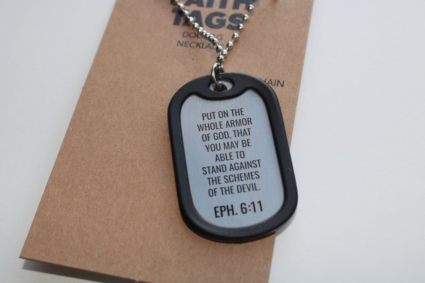 Armor Of God Dog Tag
