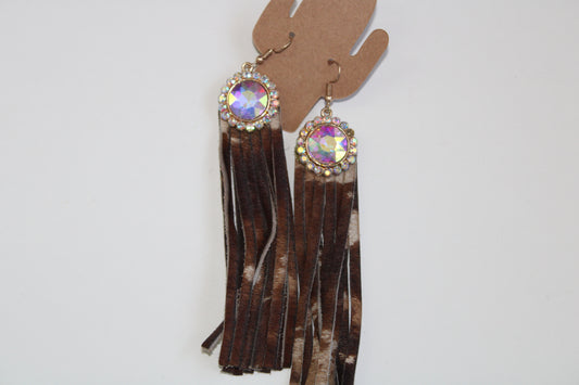 Texas Chica Iridescent Fringe Earrings