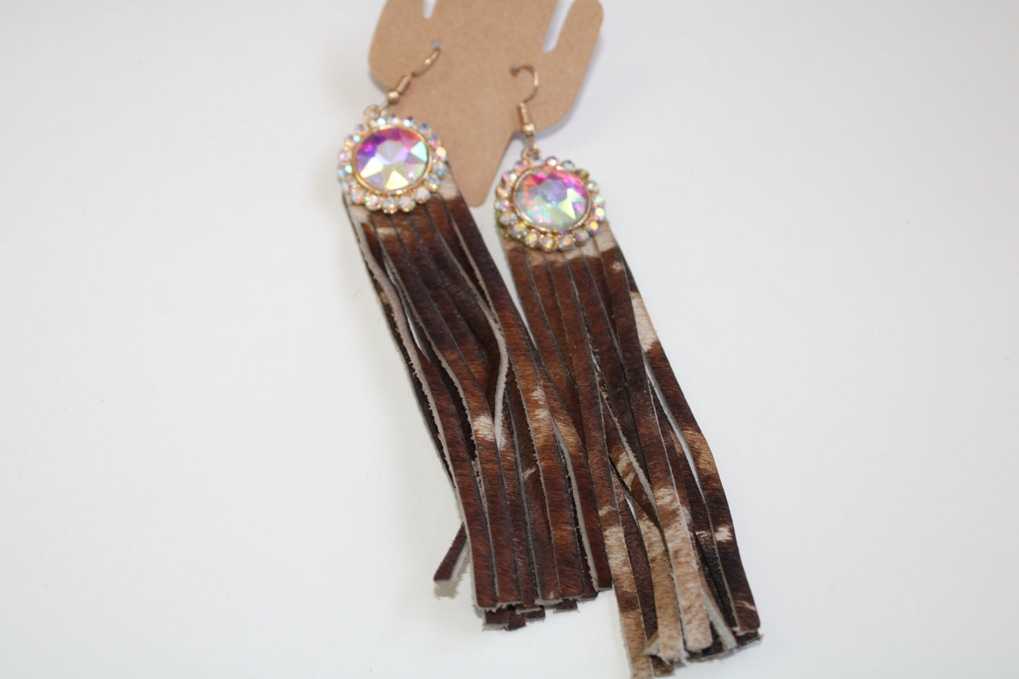 Texas Chica Iridescent Fringe Earrings