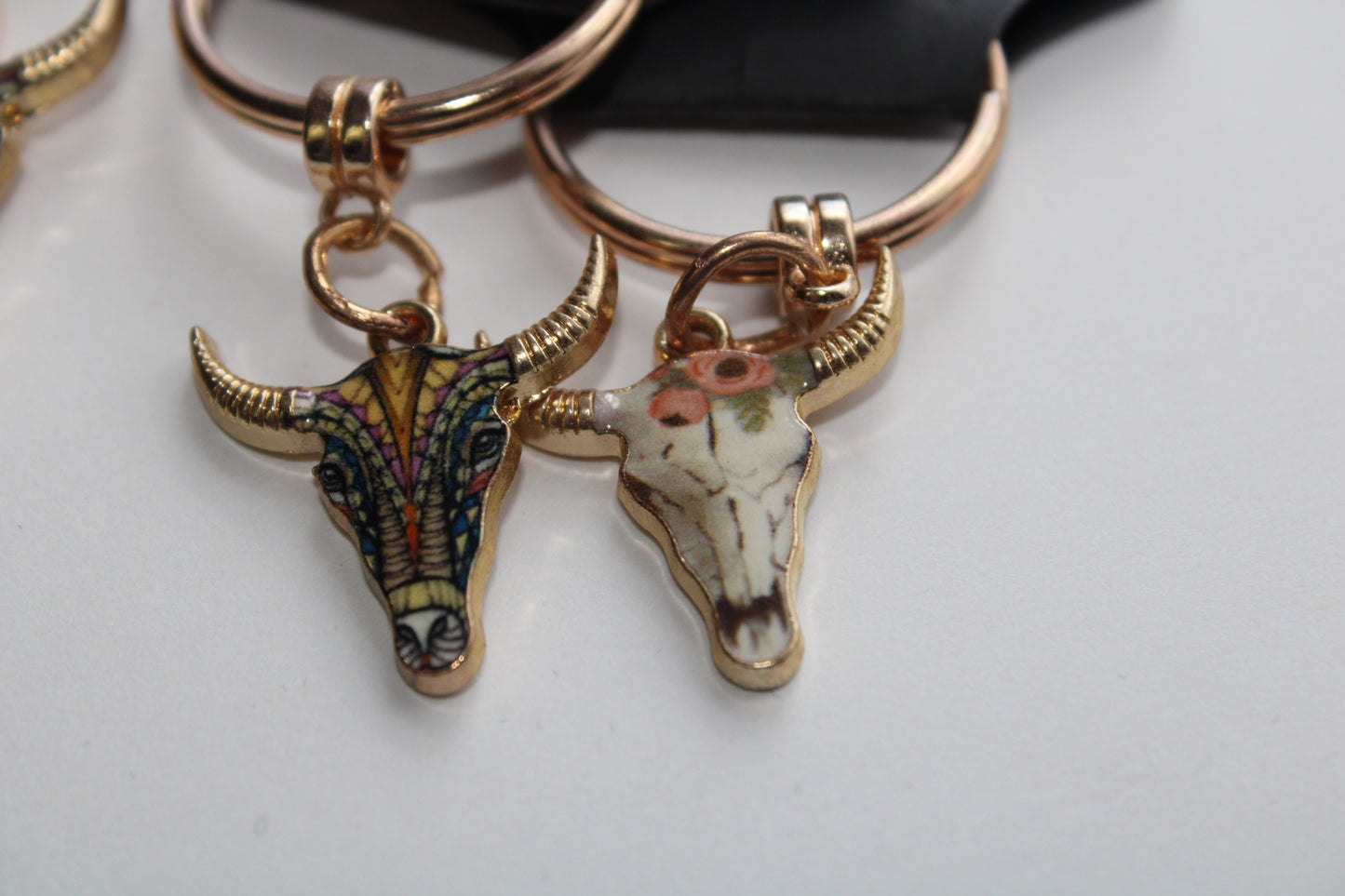 Steer Head Keychain Pendant