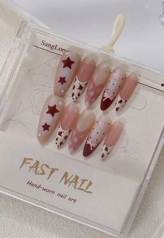Lany Cow Print Nails