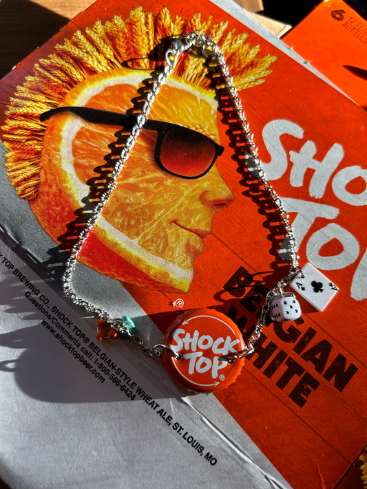 Shock Top Tab Necklace