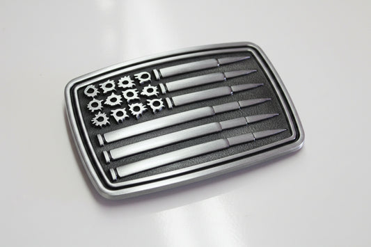 Bullet Flag Belt Buckle 1788