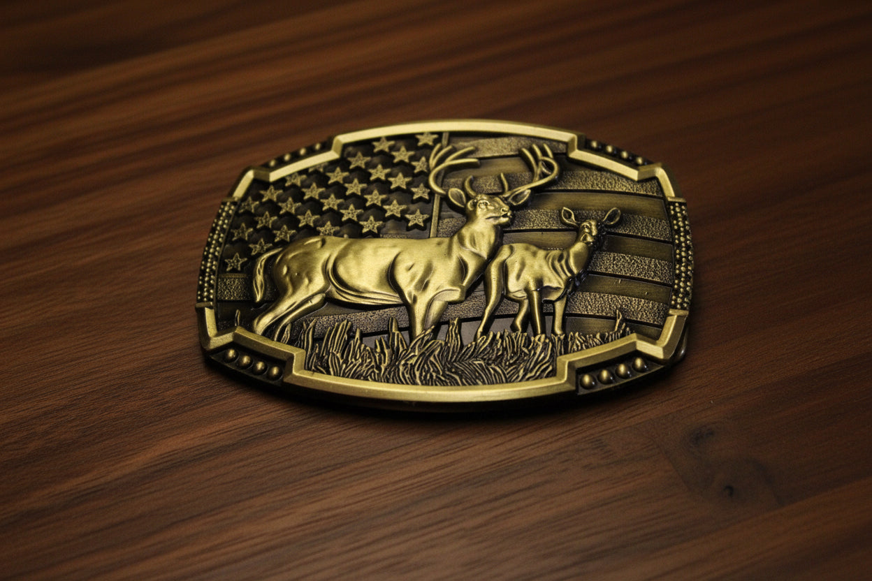 Bow Hunting Belt Buckle