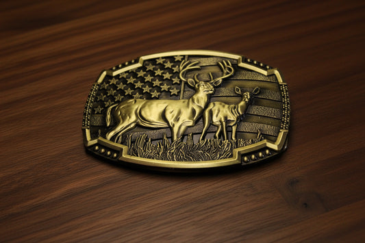 Bow Hunting Belt Buckle