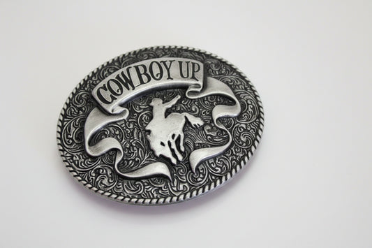 Cowboy Up Belt Buckle