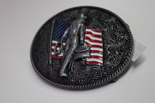 American Cowgirl Belt Buckle