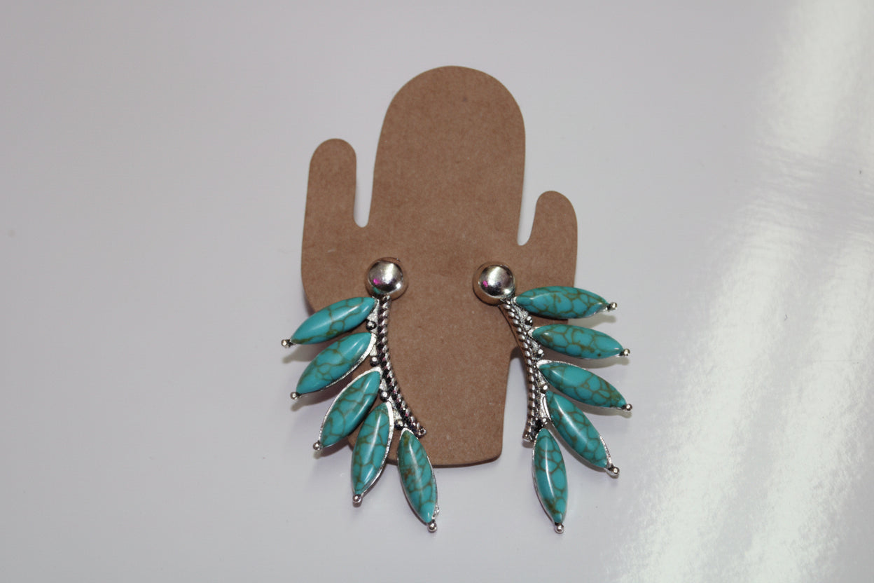Marquise Stone Post Earring