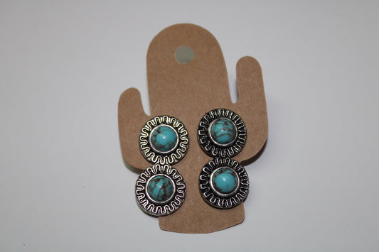 Double Post Stud Earrings
