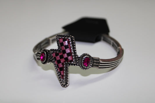 Checkered Bolt Bracelet