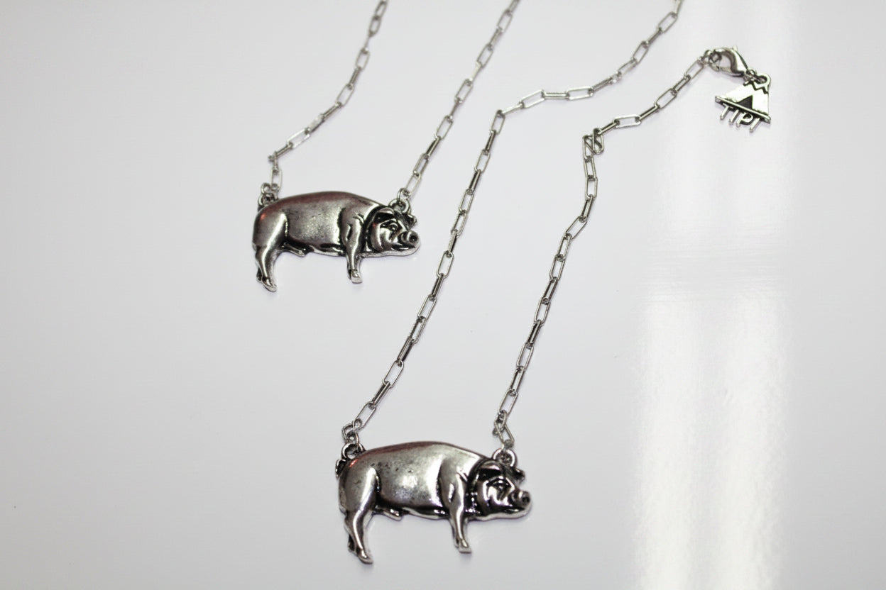 Farm Animal Pig Pendant