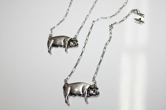 Farm Animal Pig Pendant