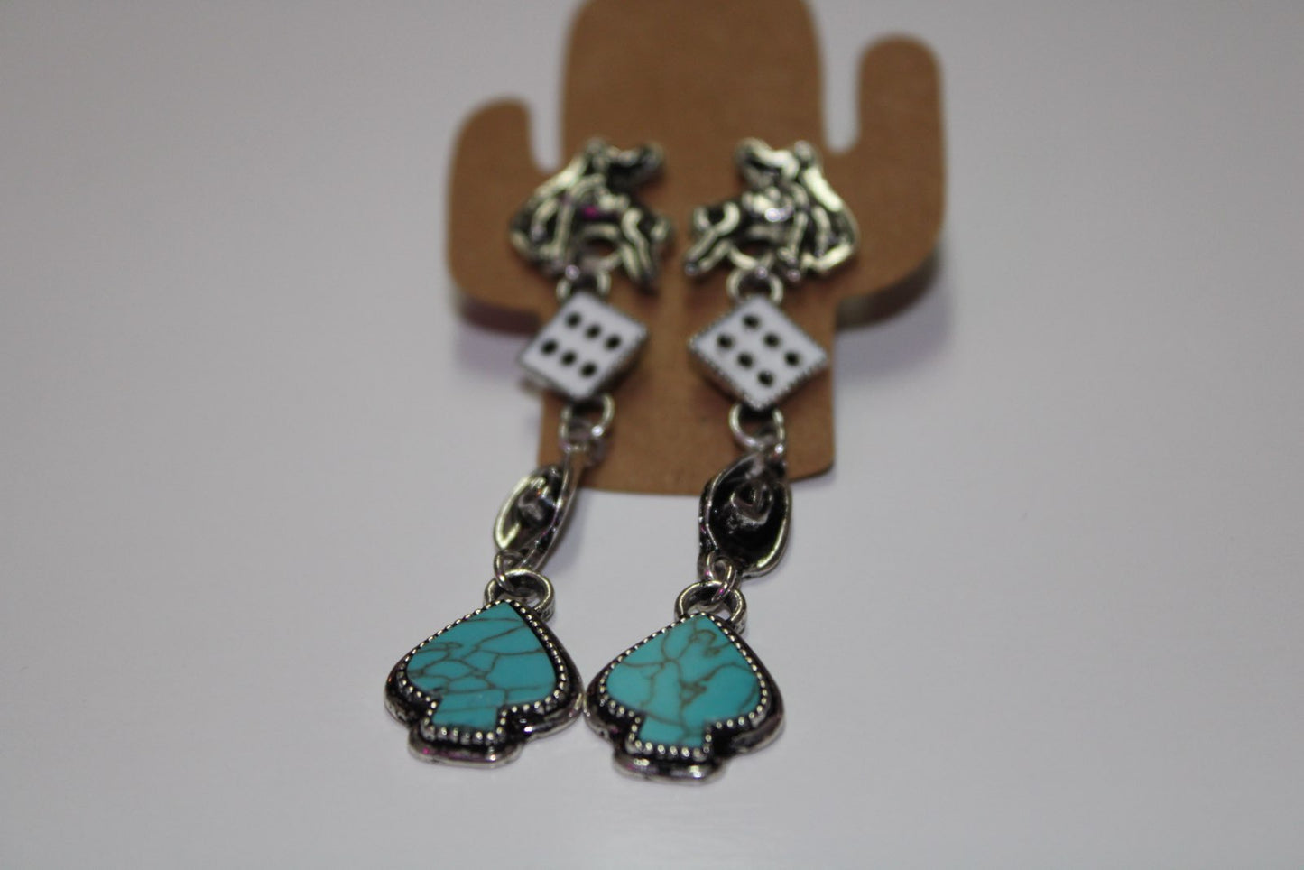 Western Cowboy Drop Earrings