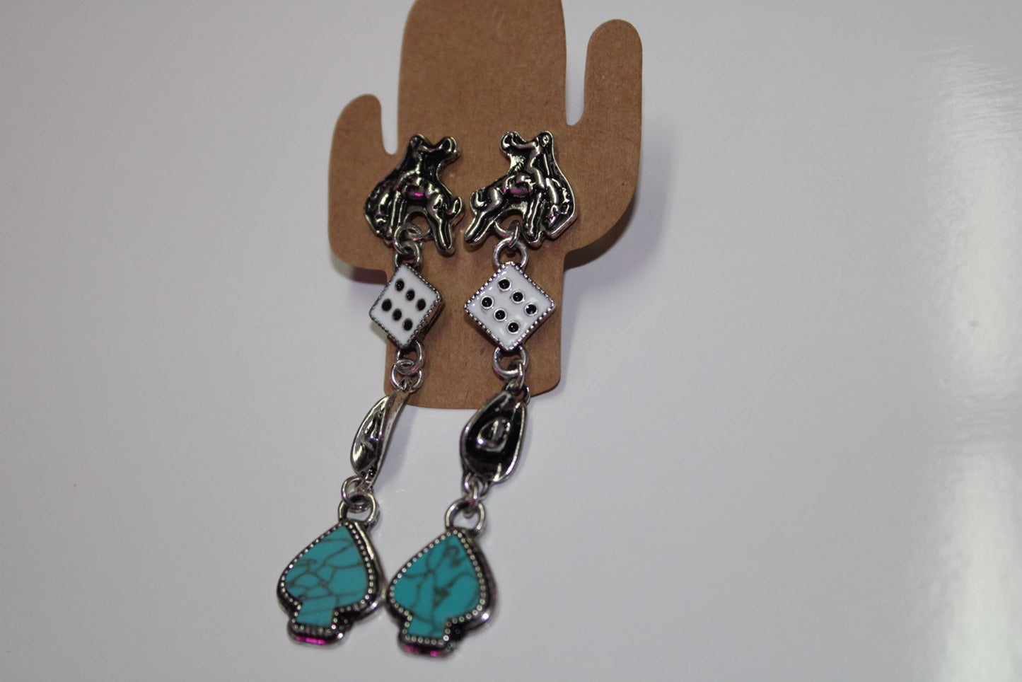 Western Cowboy Drop Earrings