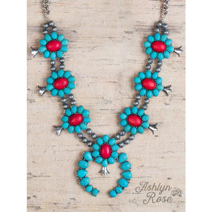 Mitten Squash Blossom Necklace